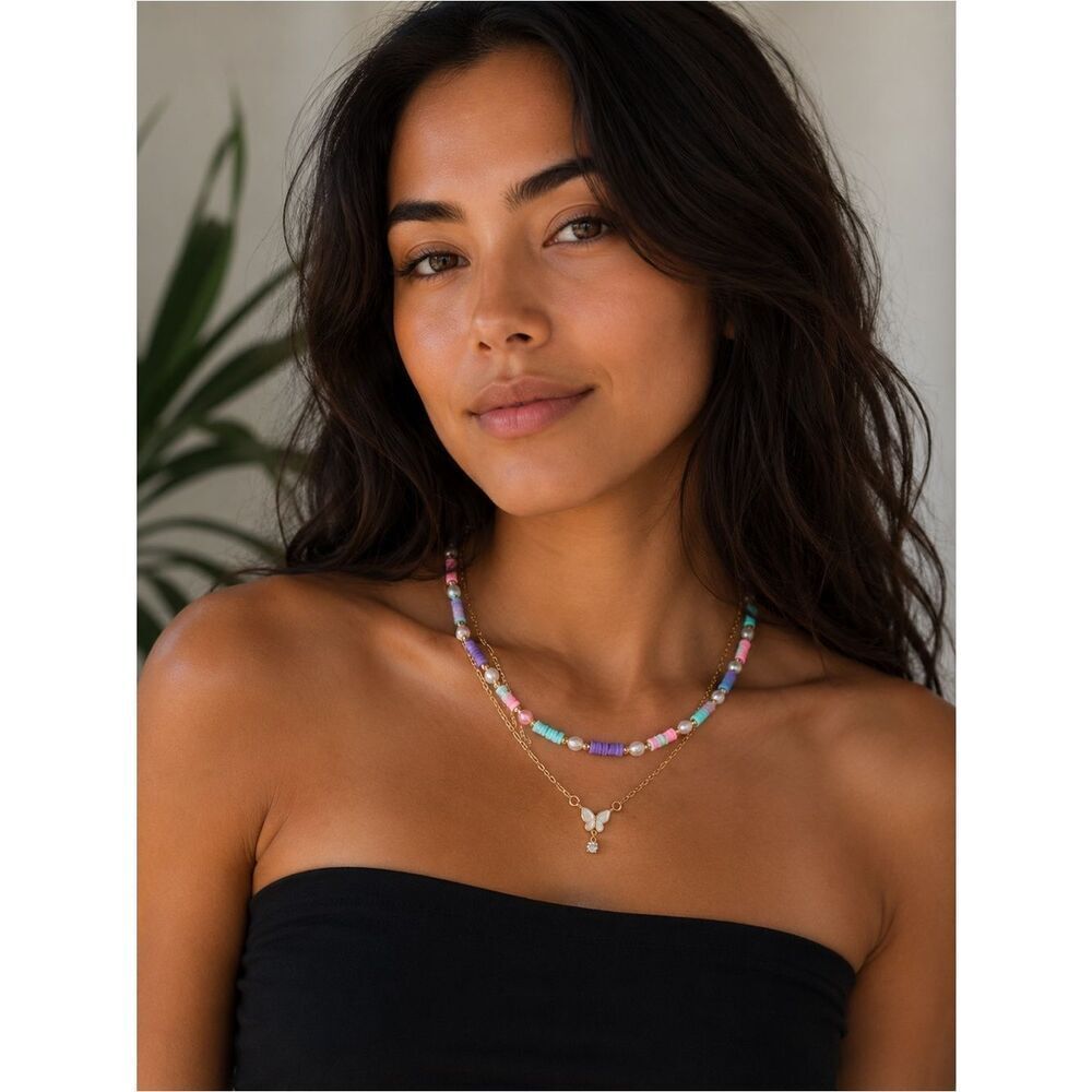 Bohemian necklace A627 